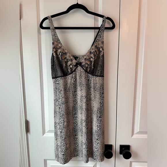 Soma Leopard Lace Chemise (Size M) - Picture 1 of 5